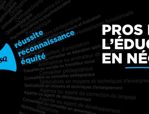 Négociations pour le renouvellement des conventions collectives du personnel professionnel en éducationLes membres de la FPPE (CSQ) ont voté à 81,5 % en faveur des ententes de principe